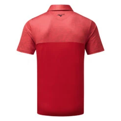 Mizuno Quick Dry Hazard ST Golf Polo Shirt -Golf Apparel Store Mizuno SS22 Quick Dry Hazard ST Polo 52GA2008 62 Code SHMIZ134 M Red Back
