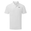 Nike Dry Victory Solid Golf Polo Shirt -Golf Apparel Store Nike SS22 Dry Victory Solid Golf Polo Shirt DH0822 100 M White Black Front