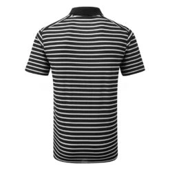 Nike Dry Victory Stripe Golf Polo Shirt -Golf Apparel Store Nike SS22 Dry Victory Stripe Golf Polo Shirt DH0829 010 M Black White Back
