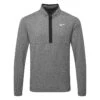 Nike Dry Victory Heather 1/2 Zip Golf Sweater 1 Nike Dry Victory Heather 1/2 Zip Golf Sweater -Golf Apparel Store Nike SS22 Victory Heather 1 2 Zip Golf Sweater Black Black White DH1261 010 SWNIK247 M Front