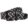 Nike Stretch Woven Golf Belt -Golf Apparel Store Nike SS23 Stretch Woven Black Dark Grey Dust 1