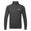 Oscar Jacobson Lawton Tour 1/4 Zip Golf Sweater 2 Oscar Jacobson Lawton Tour 1/4 Zip Golf Sweater -Golf Apparel Store Oscar Jacobson AW22 Lawton Tour OJTOP0102 SWOSC205 S Black Marl Front