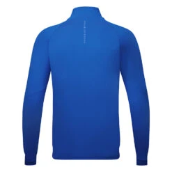 Oscar Jacobson Lexington 1/4 Zip Golf Sweater 7 Oscar Jacobson Lexington 1/4 Zip Golf Sweater -Golf Apparel Store Oscar Jacobson AW22 Lexington Midlayer OJTOP0099 SWOSC202 S Electric Back