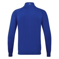 Oscar Jacobson Trent Tour 1/2 Zip Golf Sweater -Golf Apparel Store Oscar Jacobson AW22 Trent Tour Sweater OJTOP0021 SWOSC210 S Electric Back