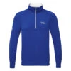 Oscar Jacobson Trent Tour 1/2 Zip Golf Sweater -Golf Apparel Store Oscar Jacobson AW22 Trent Tour Sweater OJTOP0021 SWOSC210 S Electric Front