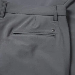Oscar Jacobson Davenport Golf Trouser -Golf Apparel Store Oscar Jacobson SS22 Davenport Trousers Charcoal OJTRS0005 Code TROSC071 34 W 31 Leg Detail