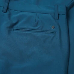 Oscar Jacobson Davenport Golf Trouser -Golf Apparel Store Oscar Jacobson SS22 Davenport Trousers Teal OJTRS0005 Code TROSC072 34 W 31 Leg Detail