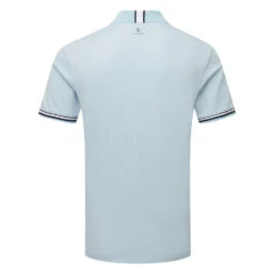 Oscar Jacobson Durham Tour Golf Polo Shirt 7 Oscar Jacobson Durham Tour Golf Polo Shirt -Golf Apparel Store Oscar Jacobson SS22 Durham Tour Polo Shirt OJTS0033 Code SHOSC184 M Cool Blue Navy Back