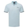 Oscar Jacobson Durham Tour Golf Polo Shirt -Golf Apparel Store Oscar Jacobson SS22 Durham Tour Polo Shirt OJTS0033 Code SHOSC184 M Cool Blue Navy Front