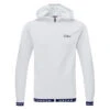 Oscar Jacobson Travis Golf Hoodie -Golf Apparel Store Oscar Jacobson SS22 Travis Midlayer Hoodie OJTOP0044 Code SWOSC201 M White Navy Front
