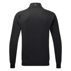 Oscar Jacobson Trent Tour 1/2 Zip Golf Sweater -Golf Apparel Store Oscar Jacobson AW20 Trent Tour Sweater OJTOP0021 Code SWOSC171 Black back