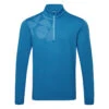 Ping Elevation 1/2 Zip Golf Sweater 1 Ping Elevation 1/2 Zip Golf Sweater -Golf Apparel Store Ping SS23 Elevation 1 4 Zip Sweater P03579 767 SWPIN169 Danube Front