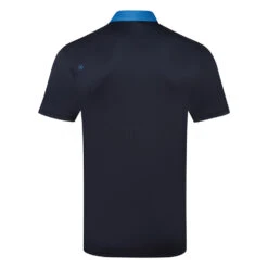 Ping Morten Golf Polo Shirt -Golf Apparel Store Ping SS23 Morten Polo Shirt P03575 DN90 SHPIN351 Danube Navy Multi Back