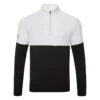 Ping Nexus 1/2 Zip Golf Sweater -Golf Apparel Store Ping SS23 Nexus 1 4 Zip Sweater P03578 090 SWPIN173 Black White Front