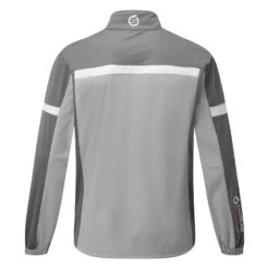 Sunderland Nevada 1/2 Zip Golf Wind Top -Golf Apparel Store Sunderland AW21 Nevada 1 2 Zip Windshirt SUNMW86 Nev Code WTSUN045 M Silver Gunmetal White Back