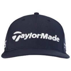 TaylorMade 2022 Tour Flatbill Golf Cap 8 TaylorMade 2022 Tour Flatbill Golf Cap -Golf Apparel Store TaylorMade Tour Flatbill Golf Cap Navy 3