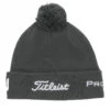 Titleist Tour Pom Pom Golf Beanie 2 Titleist Tour Pom Pom Golf Beanie -Golf Apparel Store Titleist Tour Pom Pom Golf Beanie Charcoal White 1