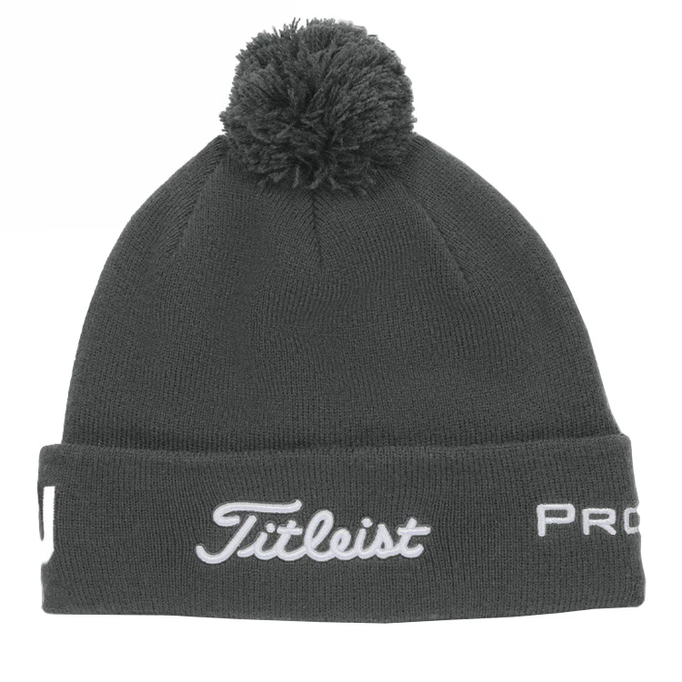 Titleist Tour Pom Pom Golf Beanie 3 Titleist Tour Pom Pom Golf Beanie