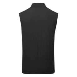 TravisMathew Cold Shoulder Full Zip Golf Vest 7 TravisMathew Cold Shoulder Full Zip Golf Vest -Golf Apparel Store Travis Mathew SS21 Cold Shoulder Sweater Vest 1MT369 0BLK Code SWTRA019 M Black Back