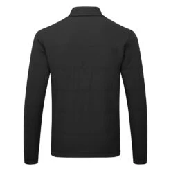 TravisMathew Interlude Full Zip Golf Jacket 10 TravisMathew Interlude Full Zip Golf Jacket -Golf Apparel Store Travis Mathew SS21 Interlude Sweater Jacket 1MT003 0BLK Code SWTRA018 M Black Back