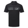 TravisMathew River Basin Golf Polo Shirt 2 TravisMathew River Basin Golf Polo Shirt -Golf Apparel Store Travis Mathew SS21 River Basin Golf Polo Shirt 1MW150 SHTRA059 L Black Front