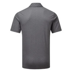 TravisMathew Two Hour Delay Golf Polo Shirt 9 TravisMathew Two Hour Delay Golf Polo Shirt -Golf Apparel Store Travis Mathew SS21 Two Hour Delay Polo Shirt 1MV108 Code SHTRA033 M Heather Dark Grey Back