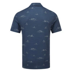 TravisMathew Fun And Games Golf Polo Shirt -Golf Apparel Store Travis Mathew SS21 Fun And Games Golf Polo Shirt 1MW113 Code SHTRA042 Insignia Back