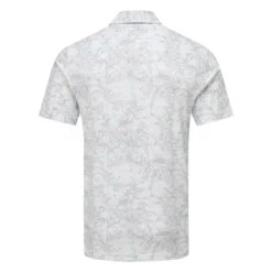 TravisMathew Stay On Target Golf Polo Shirt -Golf Apparel Store Travis Mathew SS21 Stay On Target Golf Polo Shirt 1MW104 Code SHTRA045 White Back