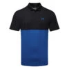 Under Armour Performance Blocked Golf Polo Shirt 2 Under Armour Performance Blocked Golf Polo Shirt -Golf Apparel Store Under Armour AW22 Performance Blocked Polo Shirt 1370109 002 SHUND294 XXXL Black Versa Blue Versa Blue Front