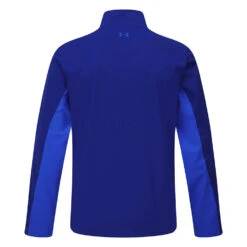 Under Armour Storm Proof 2.0 Waterproof Golf Jacket -Golf Apparel Store Under Armour AW22 Stormproof 2.0 Waterproof Jacket 1371596 456 WJUND014 Bauhaus Blue Versa Blue Versa Blue Back