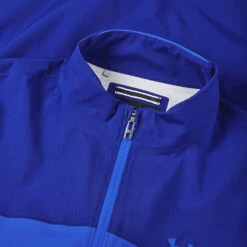 Under Armour Storm Proof 2.0 Waterproof Golf Jacket -Golf Apparel Store Under Armour AW22 Stormproof 2.0 Waterproof Jacket 1371596 456 WJUND014 Bauhaus Blue Versa Blue Versa Blue Detail