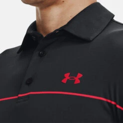 Under Armour Playoff 2.0 Low Round Golf Polo Shirt 12 Under Armour Playoff 2.0 Low Round Golf Polo Shirt -Golf Apparel Store Under Armour Playoff 2 0 Low Round Golf Polo Shirt SHUND295 Black Steel Bolt Red Model 2