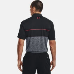 Under Armour Playoff 2.0 Low Round Golf Polo Shirt 13 Under Armour Playoff 2.0 Low Round Golf Polo Shirt -Golf Apparel Store Under Armour Playoff 2 0 Low Round Golf Polo Shirt SHUND295 Black Steel Bolt Red Model 3