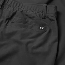 Under Armour Drive Slim Taper Golf Pants -Golf Apparel Store Under Armour SS22 Drive Slim Taper Golf Pants Black Halo Gray 1364410 001 TRUND064 Detail