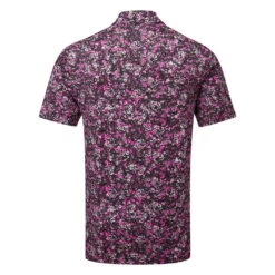 Under Armour Playoff 3.0 Floral Speckle Stripe Golf Polo Shirt 7 Under Armour Playoff 3.0 Floral Speckle Stripe Golf Polo Shirt -Golf Apparel Store Under Armour SS23 Playoff 3.0 Floral Speckle Polo Shirt 1378677 002 SHUND325 S Black Rebel Pink Black Back