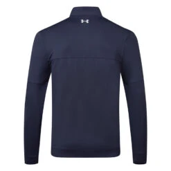 Under Armour Storm HZ 1/2 Zip Golf Sweater 7 Under Armour Storm HZ 1/2 Zip Golf Sweater -Golf Apparel Store Under Armour SS23 Storm Midlayer HZ Sweater 1377398 410 SWUND196 S Midnight Navy Midnight Navy Halo Grey Back