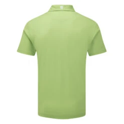 FootJoy Stretch Pique Solid Golf Polo Shirt 10 FootJoy Stretch Pique Solid Golf Polo Shirt -Golf Apparel Store footjoy pique ss shirt ath 91818 lime back