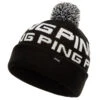 Ping Logo II Bobble Golf Beanie -Golf Apparel Store logoiibobblehatblackwhite1